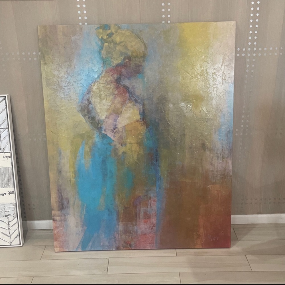 Colorful Woman Painting